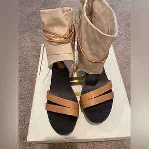 Vintage Anthropologie Dani Black clog sandal